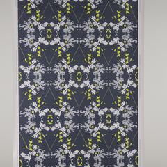 eco friendly navy white chartreuse wallpaper made in usa