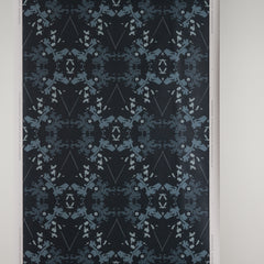 eco friendly navy indigo wallpaper