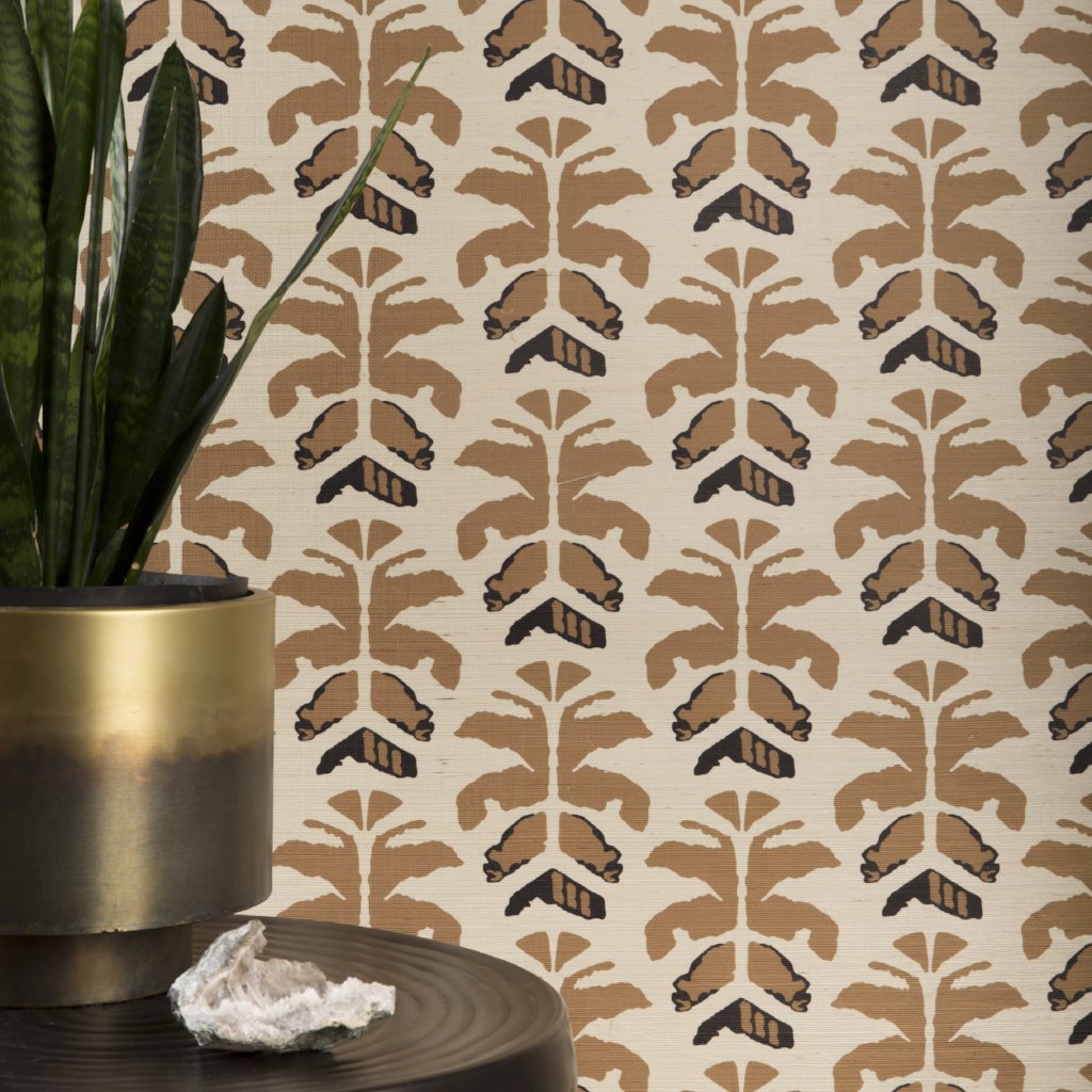 Wild Palms Grasscloth (Sahara)