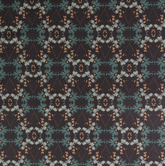 eco friendly black gray teal graphic fabric made in usa