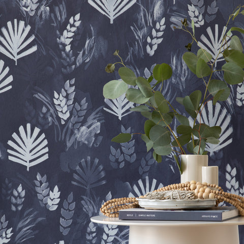 Eden Wallpaper (Indigo)