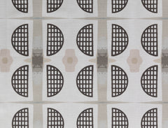 eco friendly modern geometric textural fabric