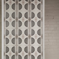 eco friendly modern geometric textural wallpaper made in usa