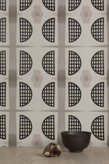 eco friendly modern geometric textural wallpaper made in usa