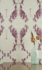 eco friendly mauve grasscloth wallpaper made in usa