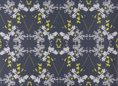 eco friendly navy white chartreuse wallpaper made in usa