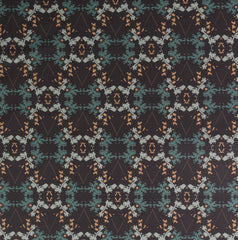 eco friendly black gray teal graphic fabric made in usa