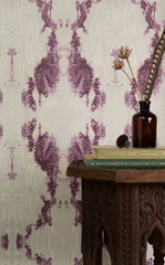 eco friendly mauve textural wallpaper made in usa